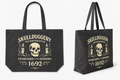Skullduggery Established in the Shadows maxi tote bag