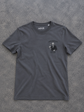 Skullduggery Foulness Factotum t-shirt in iron grey