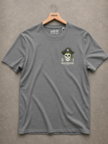 Skullduggery The Pirate t-shirt in iron grey
