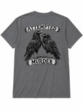 Attempted Murder t-shirt in iron grey