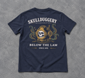Skullduggery Below the Law t-shirt in navy