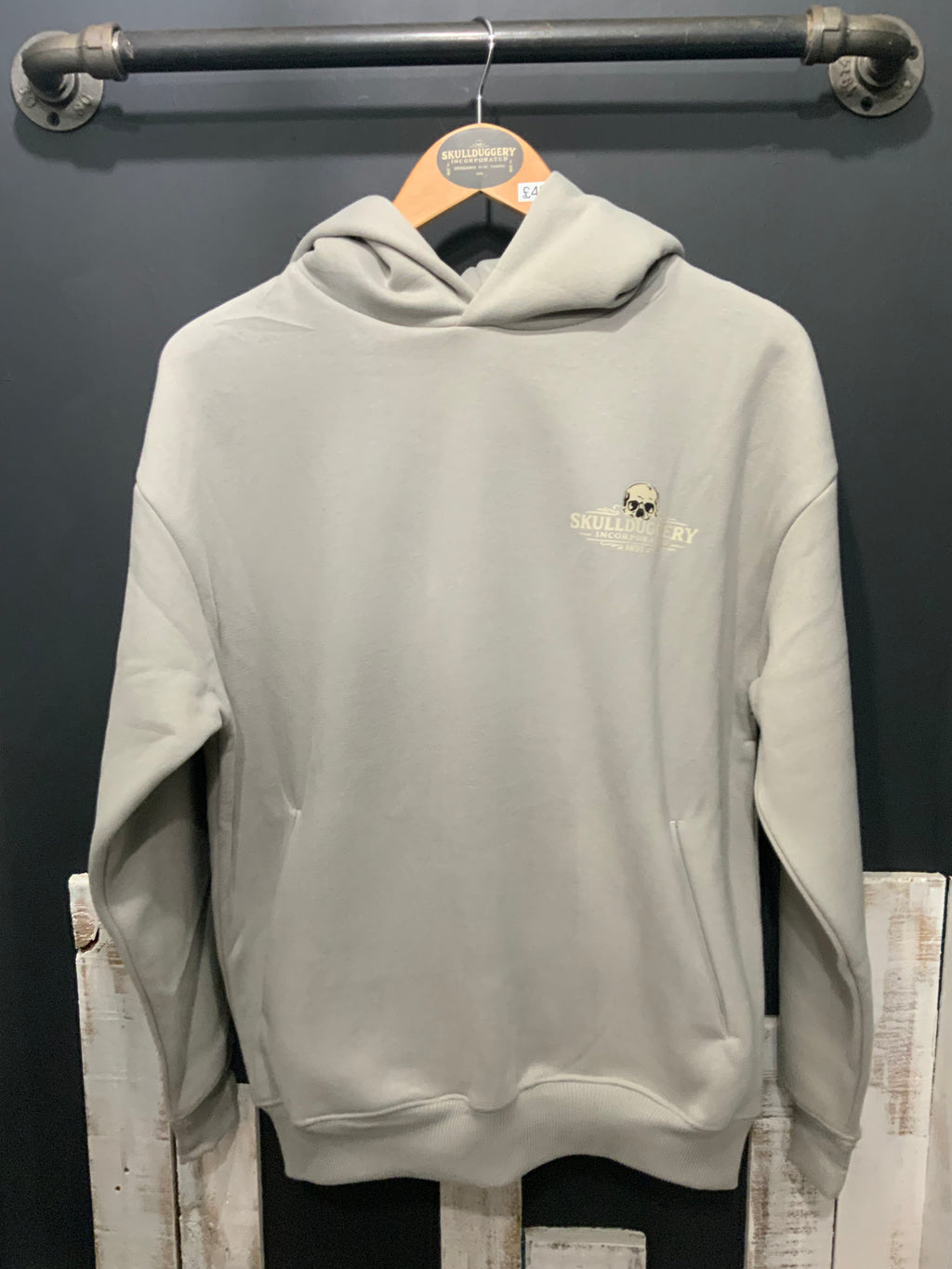 Skullduggery Atrocities Hoodie in grey mist