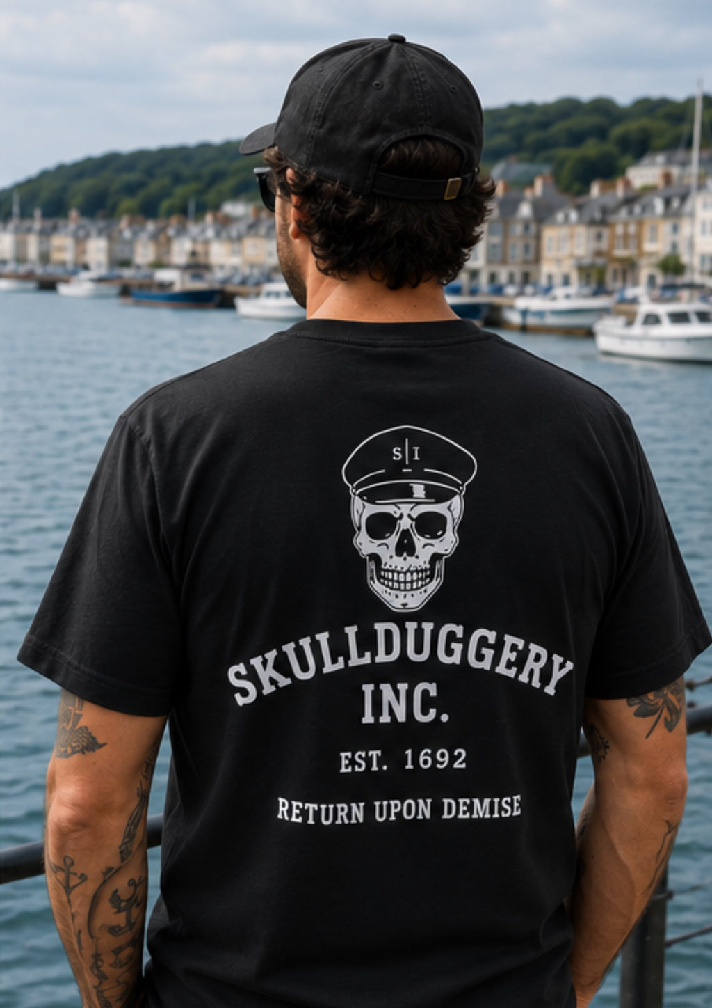 Skullduggery Return Upon Demise in black