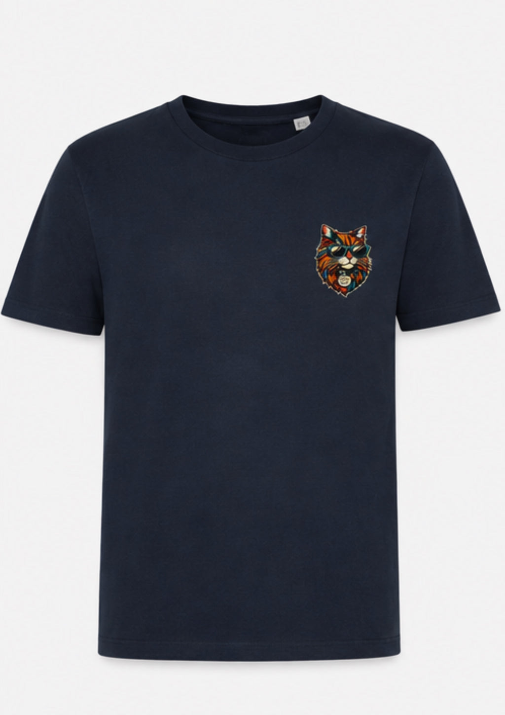 Cool Cat t-shirt in Navy