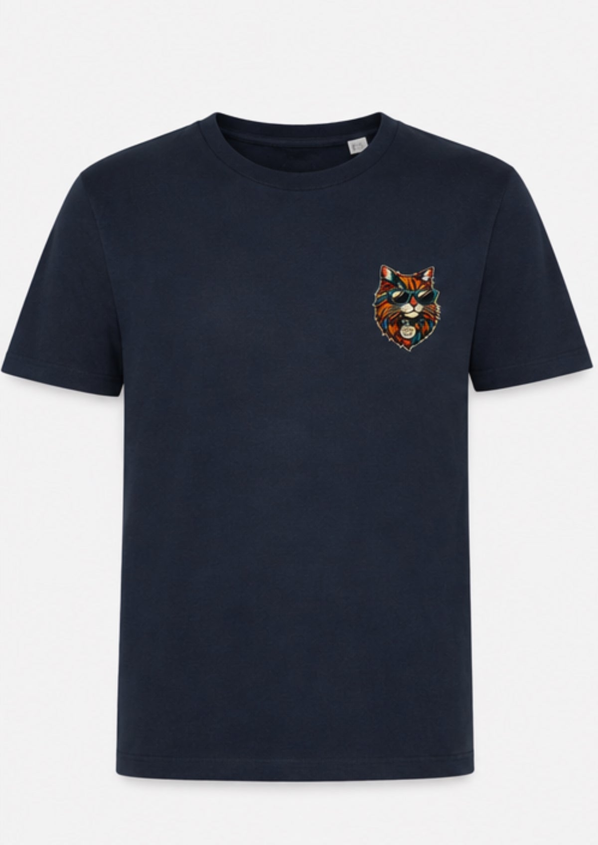 Cool Cat t-shirt in Navy