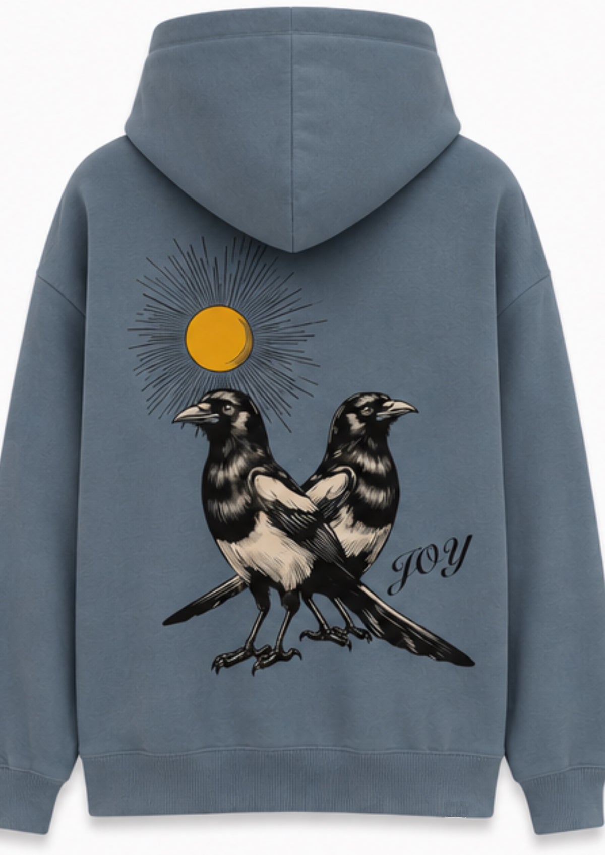 Two for Joy Hoodie in Ocean blue