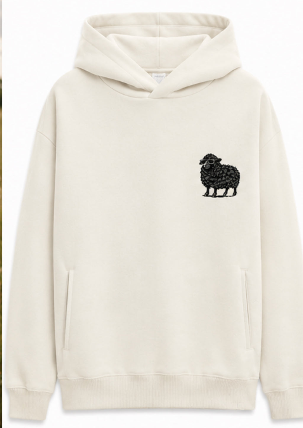 Black Sheep Hoodie in Ivory