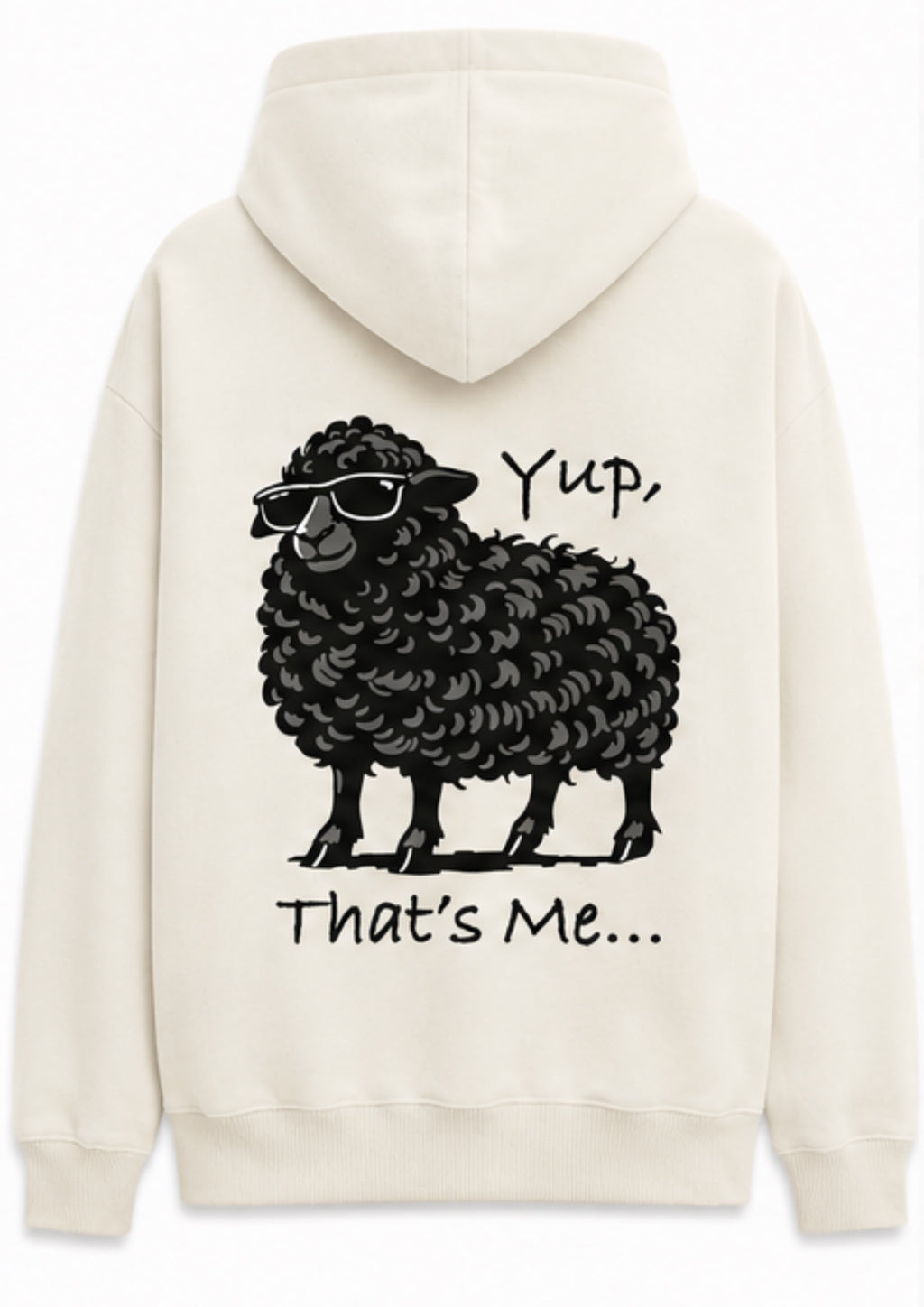 Black Sheep Hoodie in Ivory
