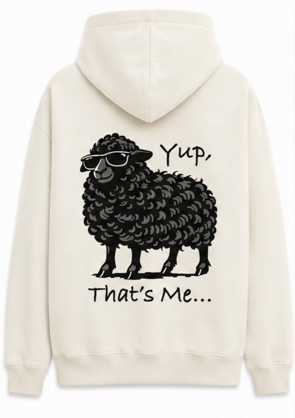 Black Sheep Hoodie in Ivory