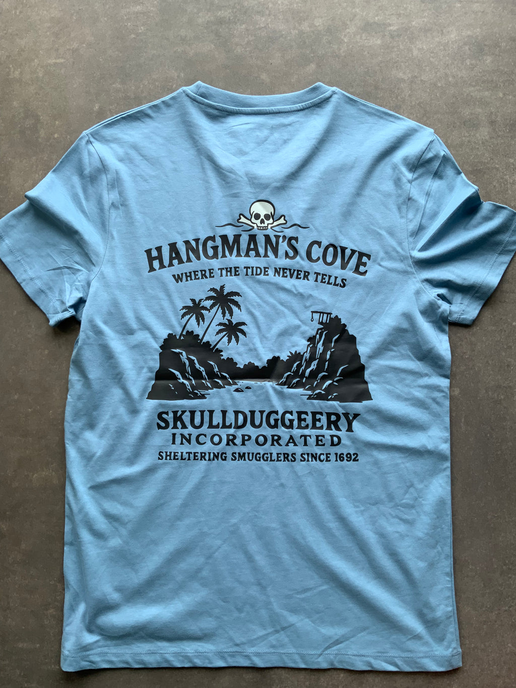 Skullduggery Hangman’s Cove in cool blue