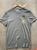 Skullduggery The Gentleman t-shirt in iron grey