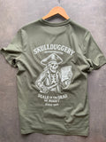 Skullduggery Deals t-shirt in Organic Khaki