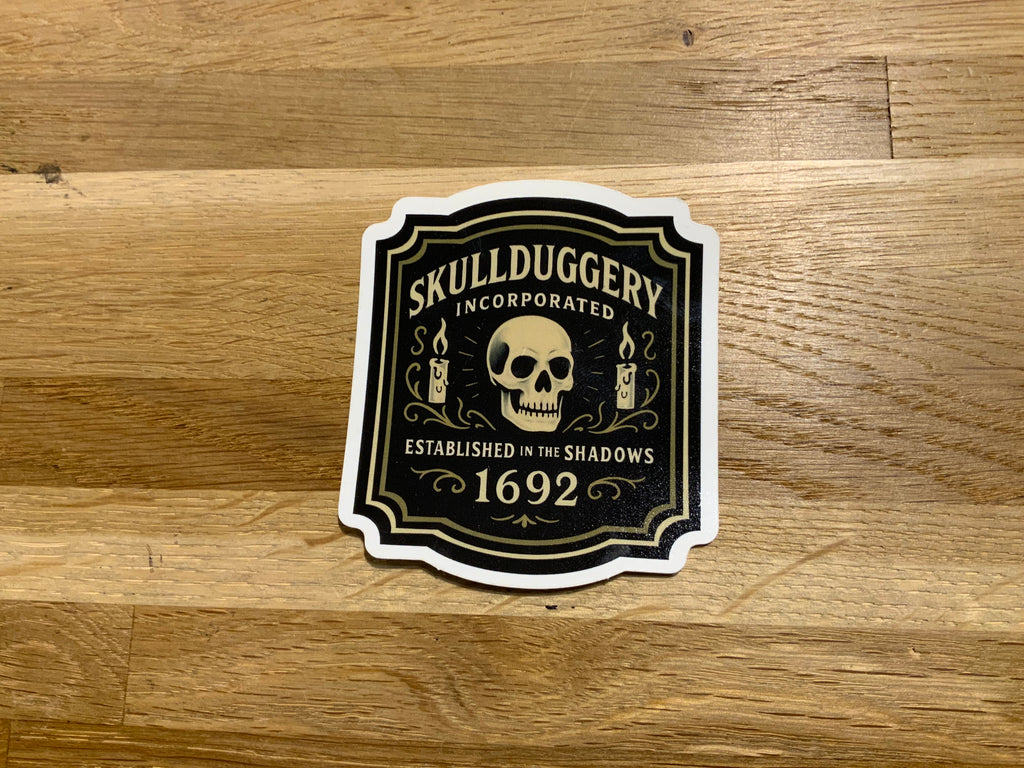 Skullduggery Vinyl Stickers