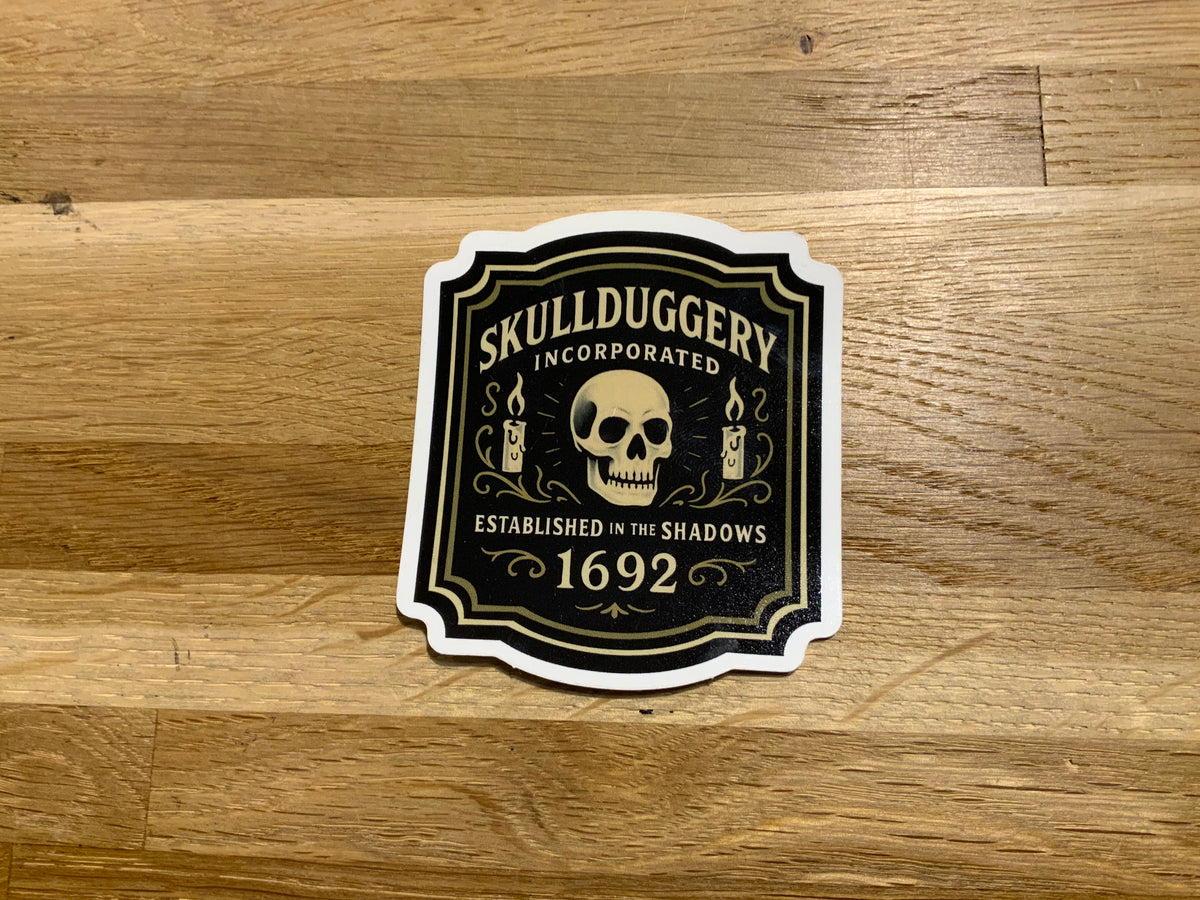 Skullduggery Vinyl Stickers
