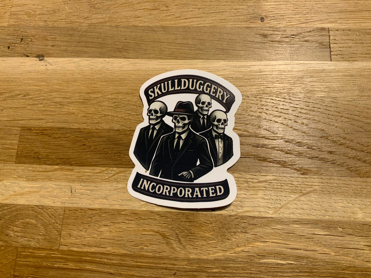 Skullduggery Vinyl Stickers