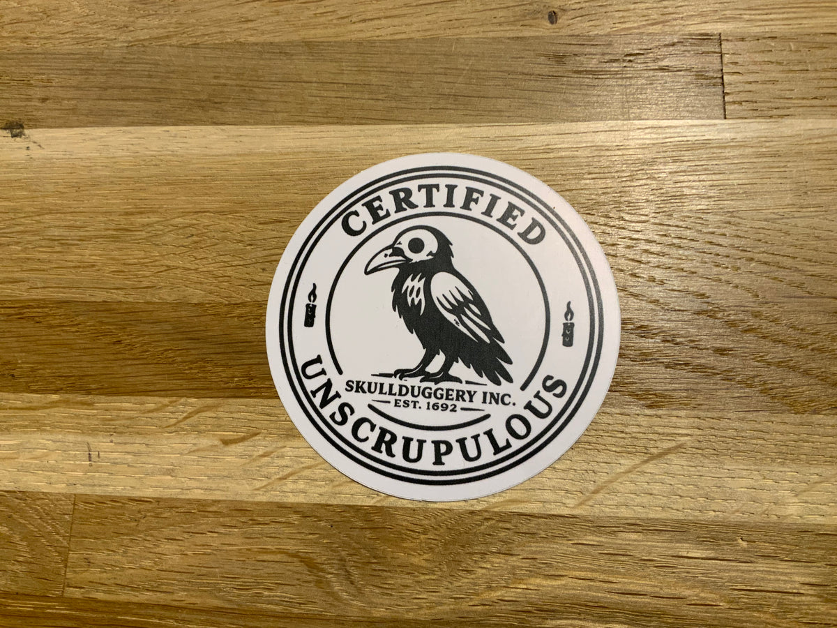 Skullduggery Vinyl Stickers