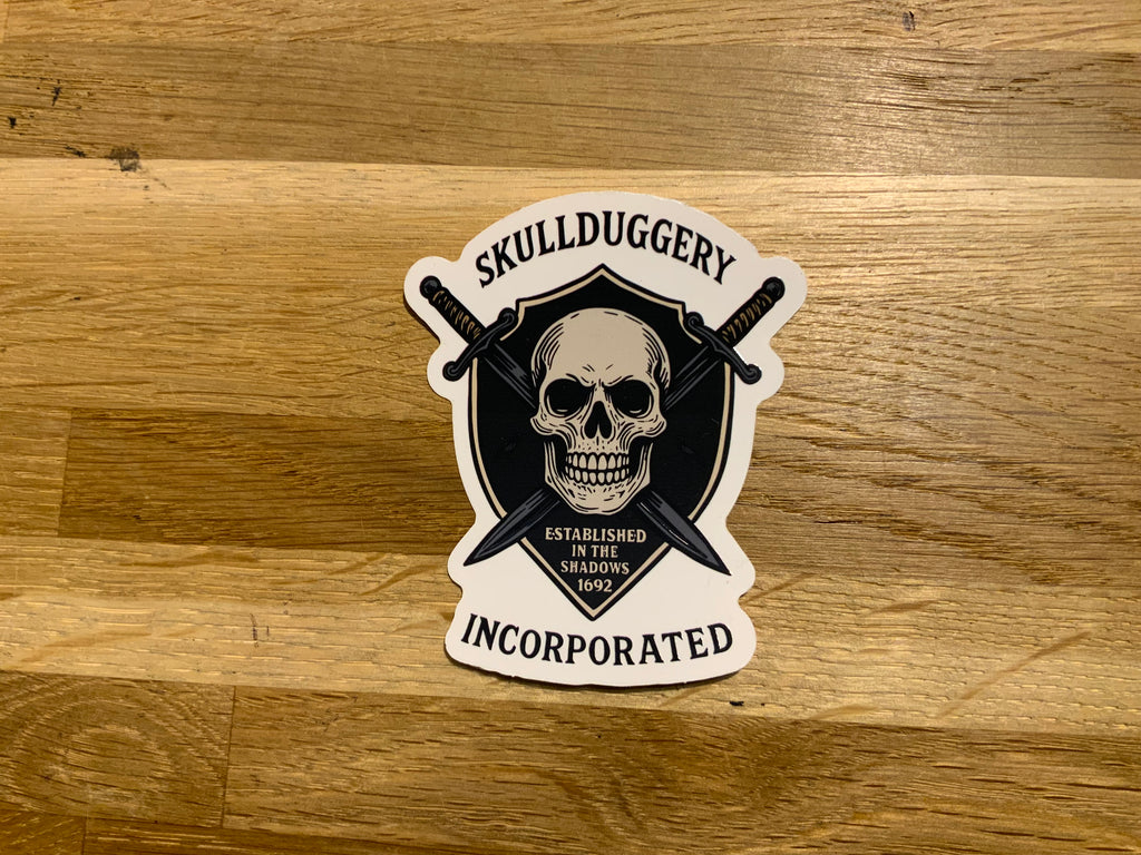 Skullduggery Vinyl Stickers