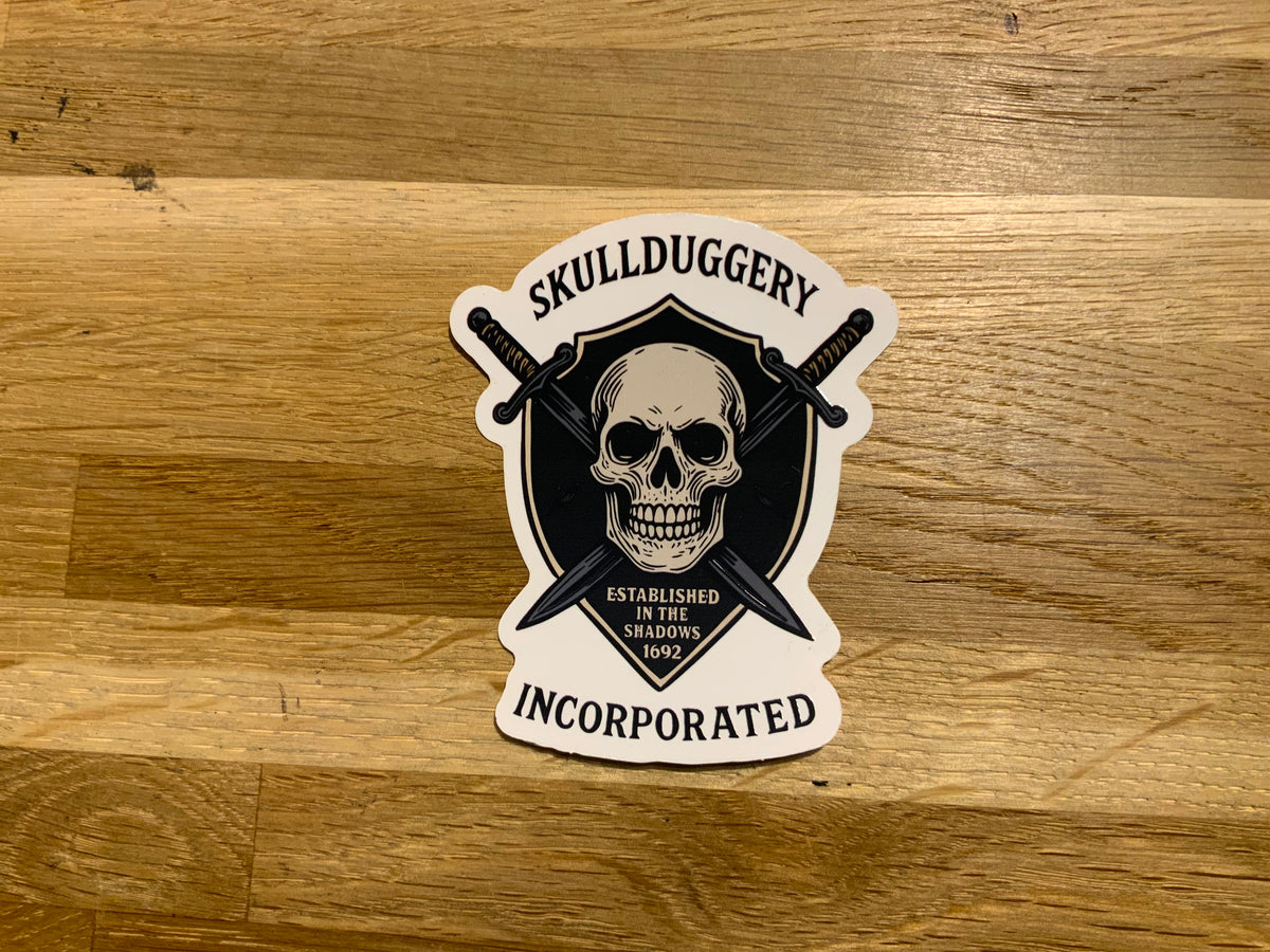 Skullduggery Vinyl Stickers