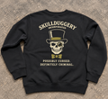 Skullduggery Possibly Cursed Sweater in black